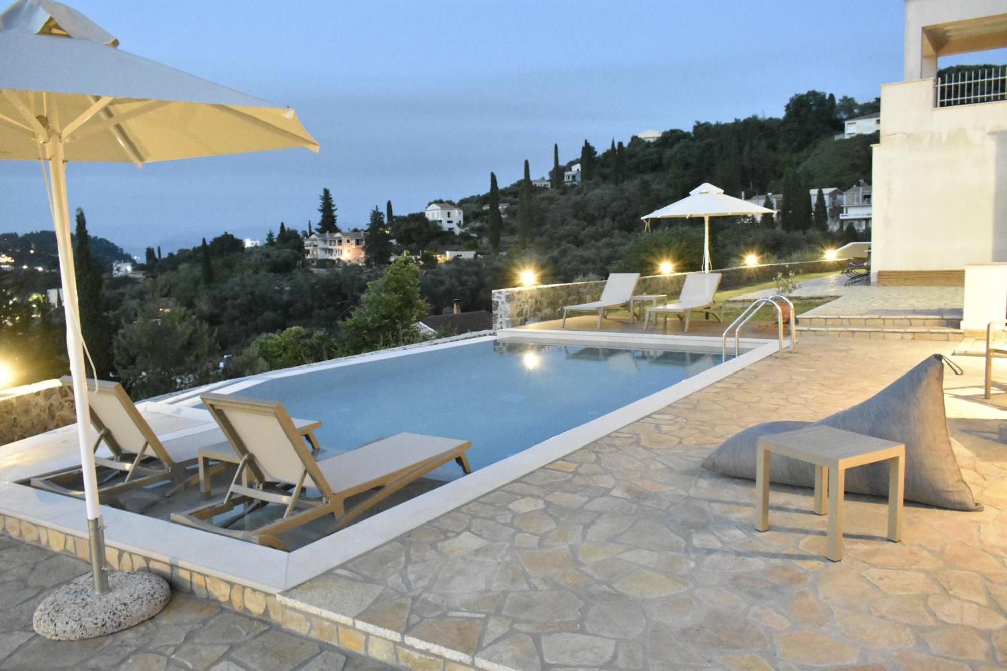 הוילה פראמה Corfu View Deluxe מראה חיצוני תמונה